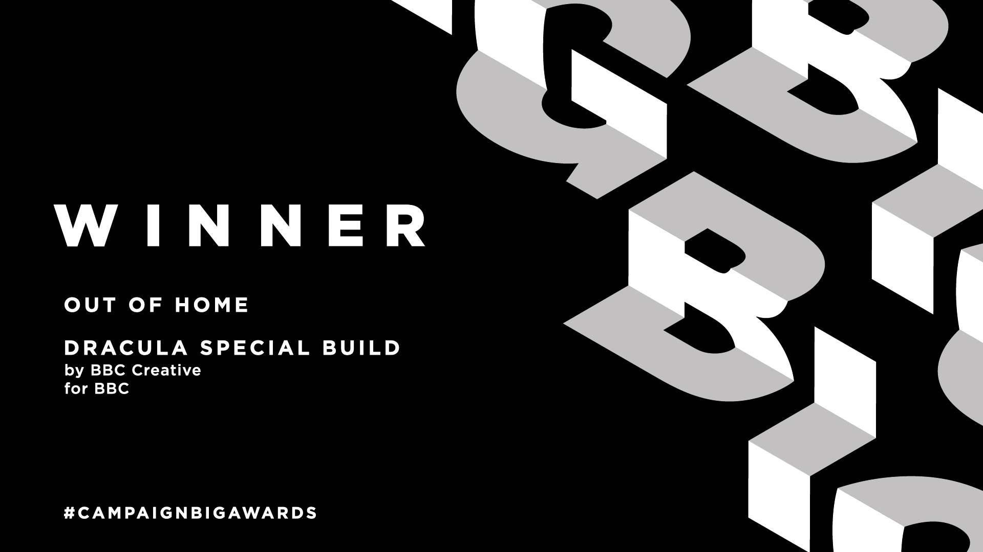 3 Wins for BBC Creative at this Years Campaign Big Awards 3 Wins for BBC Creative at this Years Campaign Big Awards